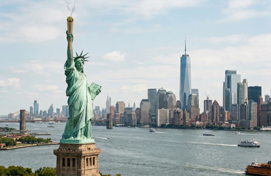 A 5 Años De La Legalización De La Hierba En Nueva York, Se Han Abierto Más De 600 Tiendas Y Vendido Más De 3 Mil Millones De Dólares