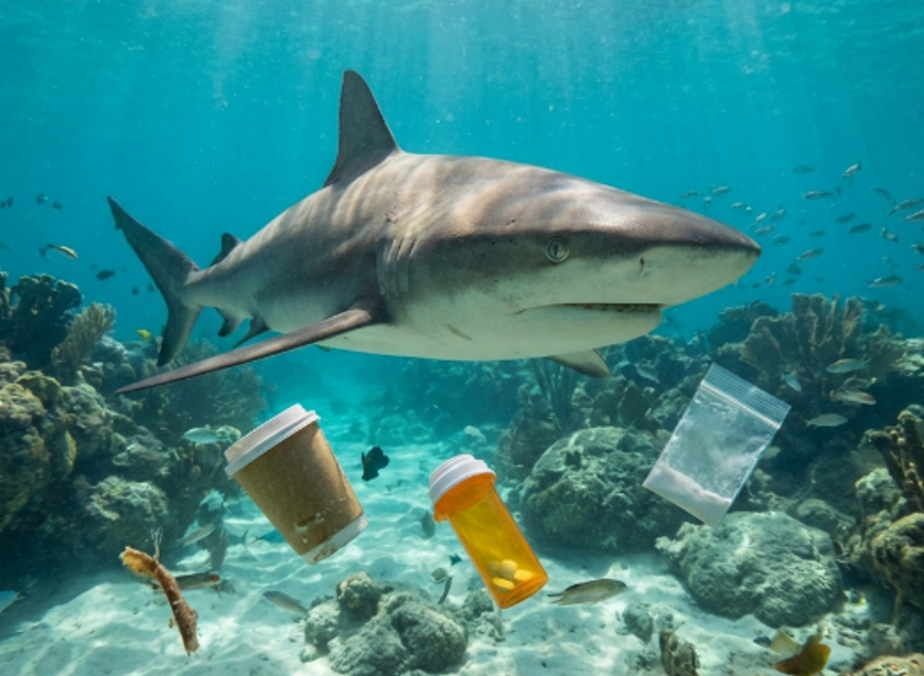 Tiburones En Las Bahamas Dan Positivo A Cocaína, Cafeína Y Antiinflamatorios